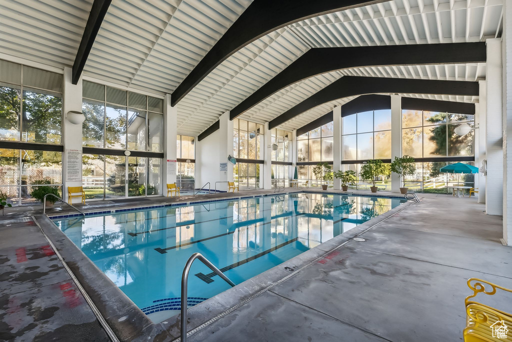 View of indoor community pool