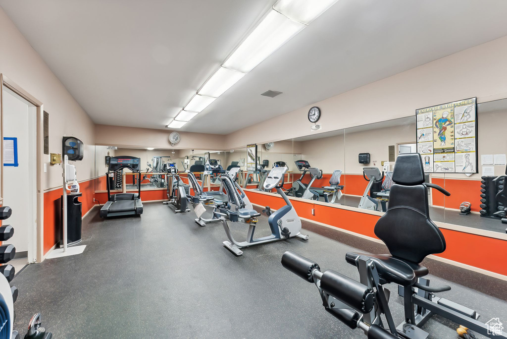 View of exercise room