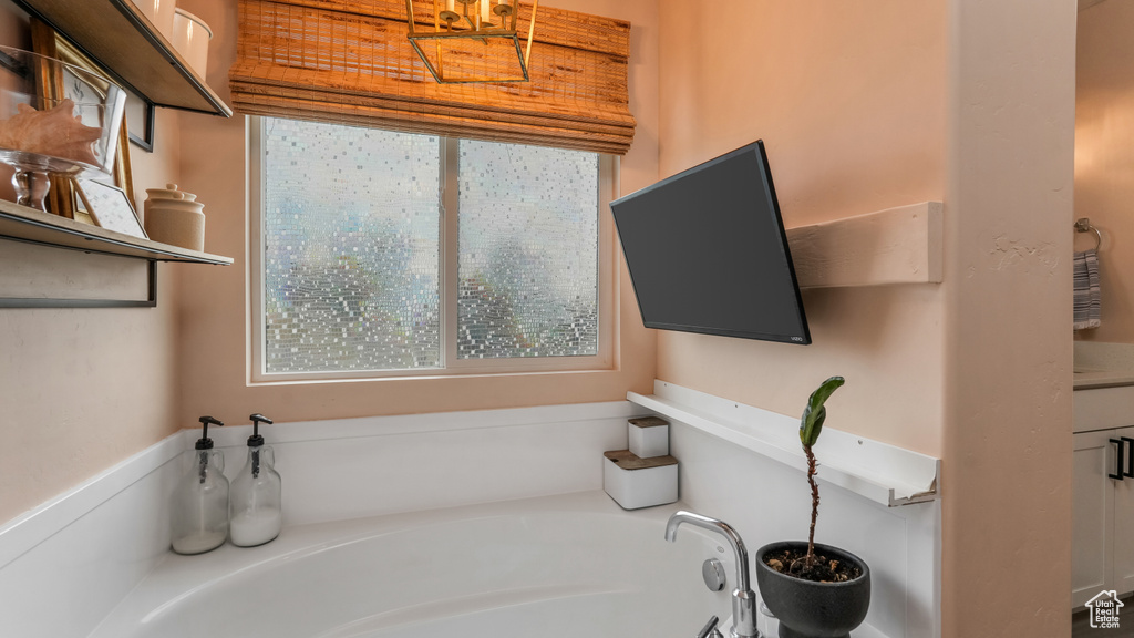 Bathroom with a bath