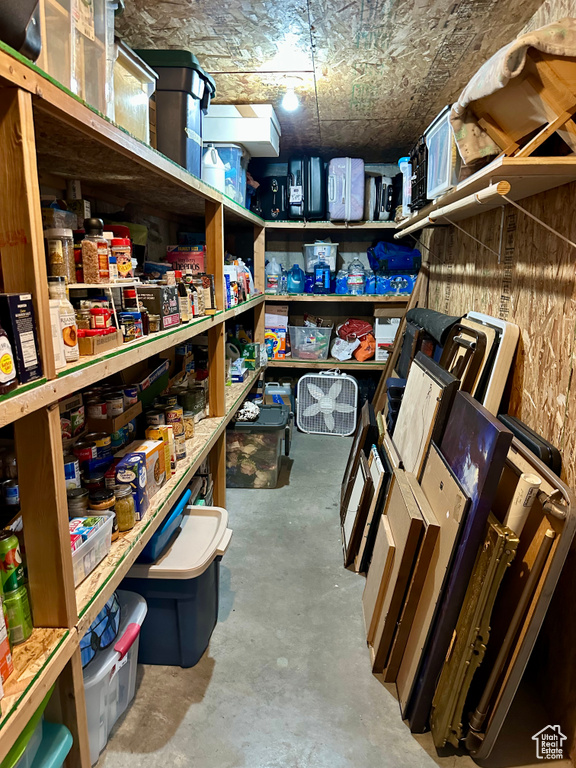 View of storage room