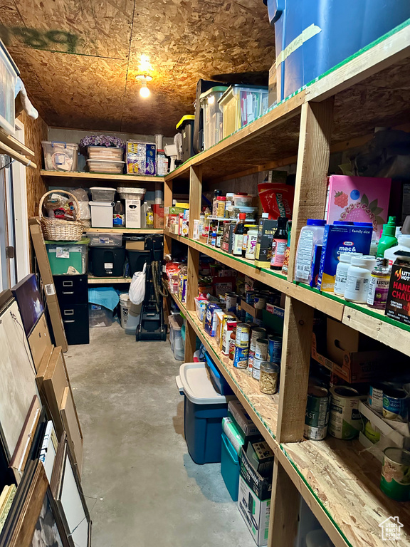 View of storage area