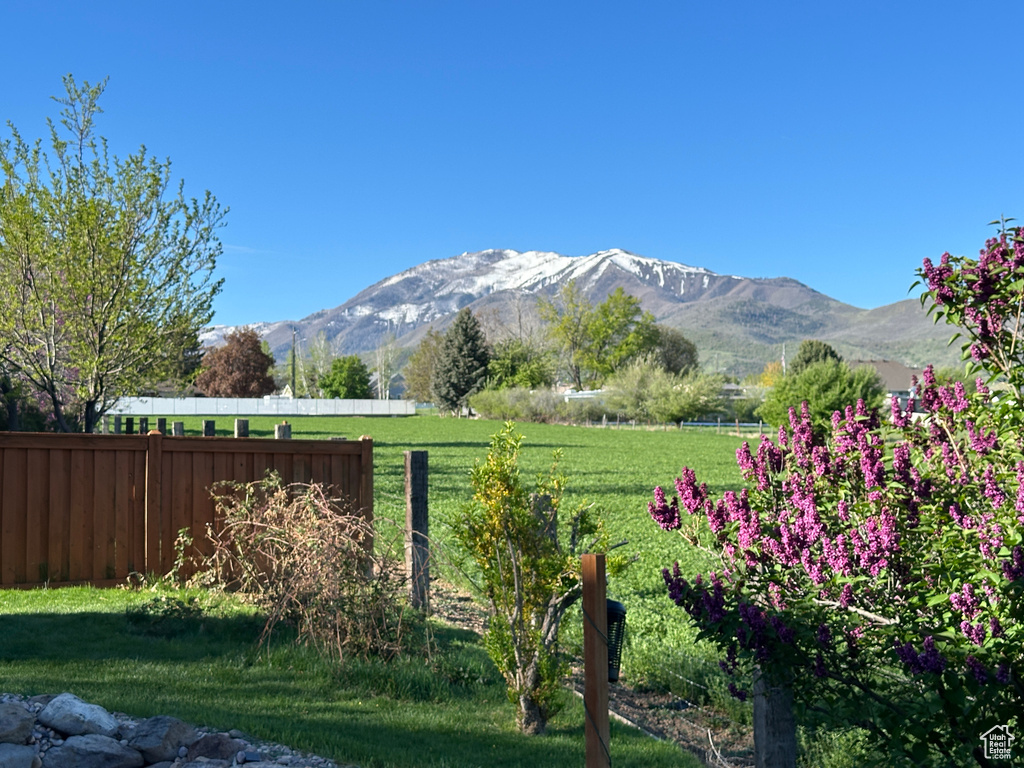 View of mountain backdrop