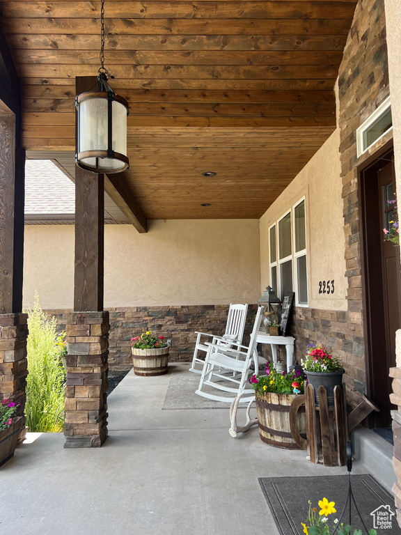 View of patio