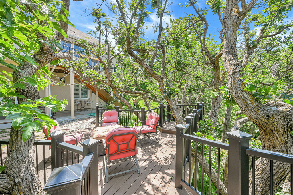 View of deck