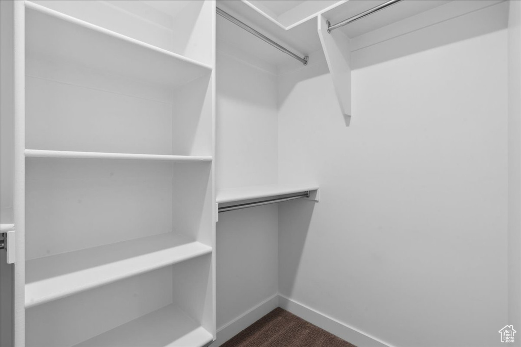 View of spacious closet