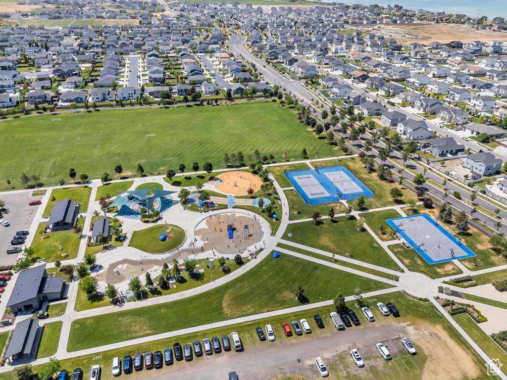 Aerial overview of property\'s location
