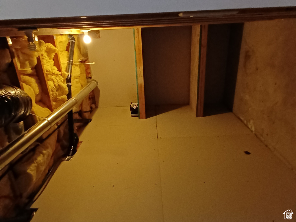 View of basement