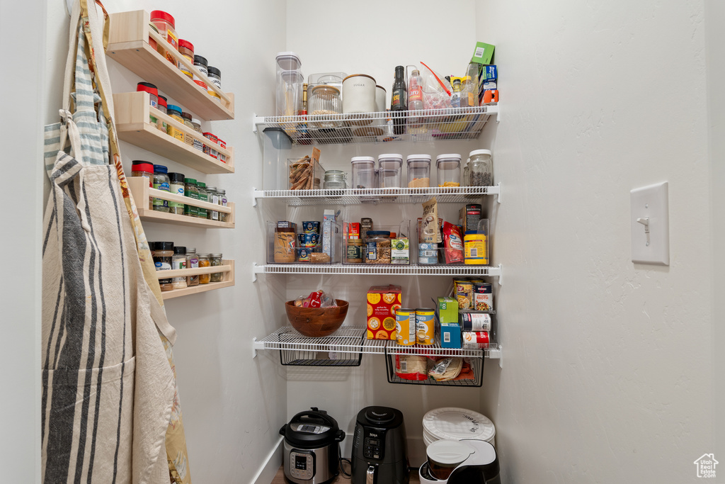 View of storage area
