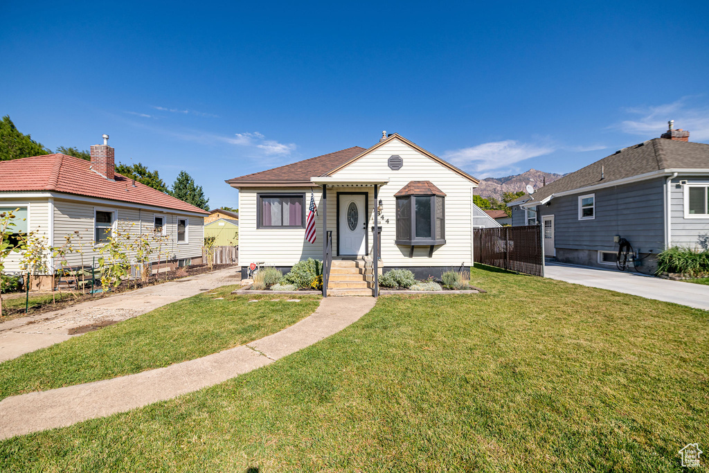 View of bungalow-style home