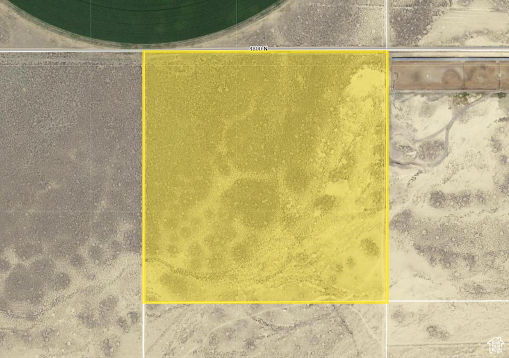 Map / location featuring property parcel outlined