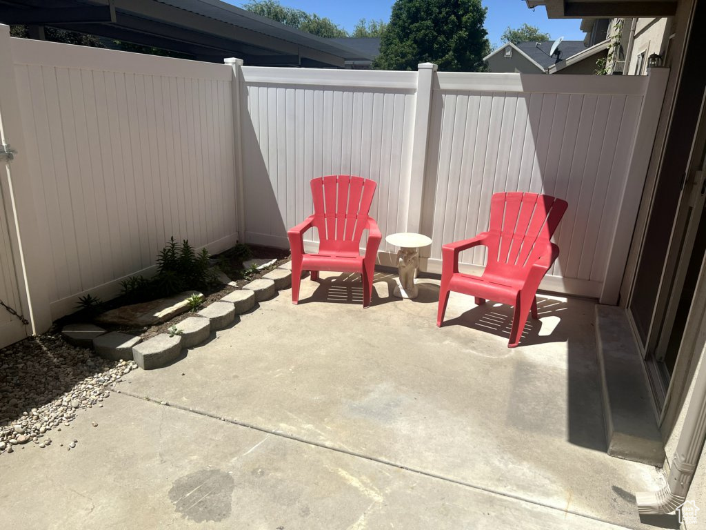 View of patio