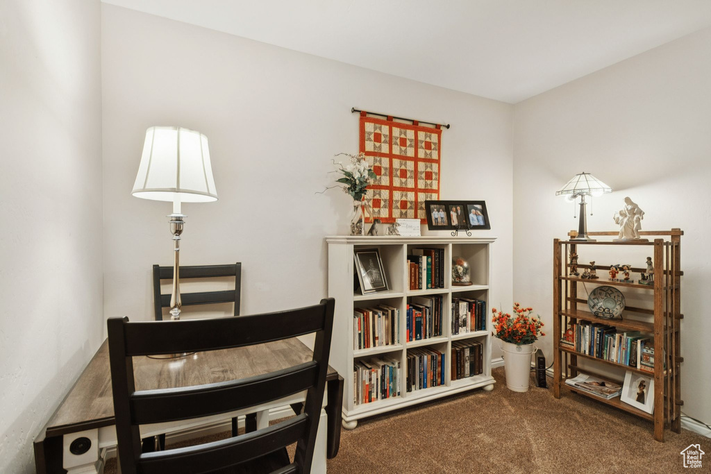 View of carpeted office