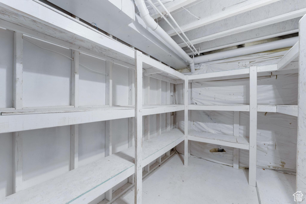 View of storage room