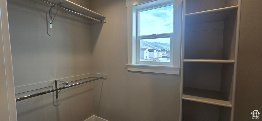 View of spacious closet