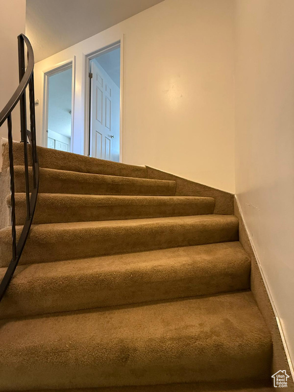 View of stairway