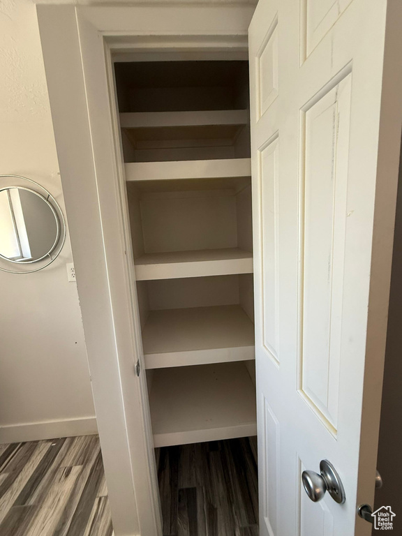 View of closet