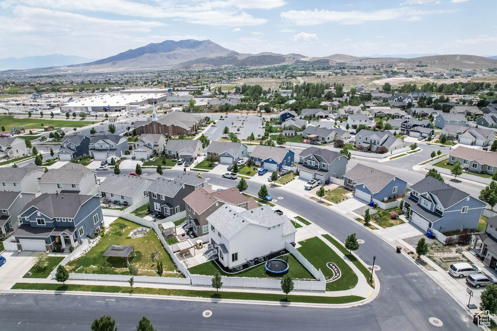 View of property location with a mountainous background and nearby suburban area