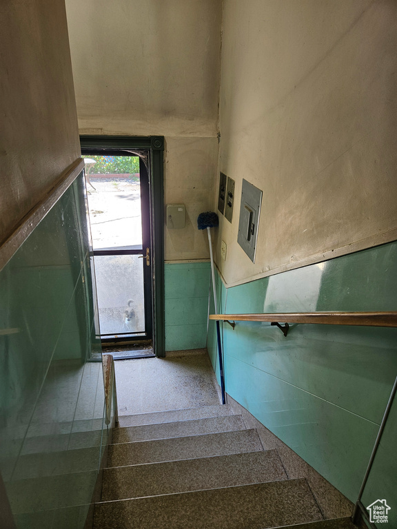 View of stairs
