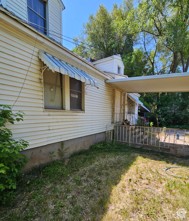 View of property exterior