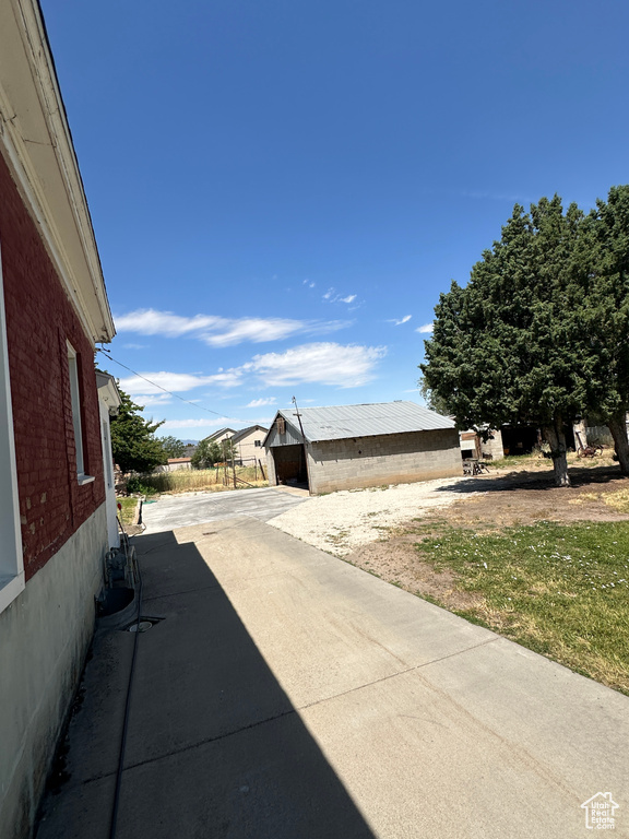 View of patio