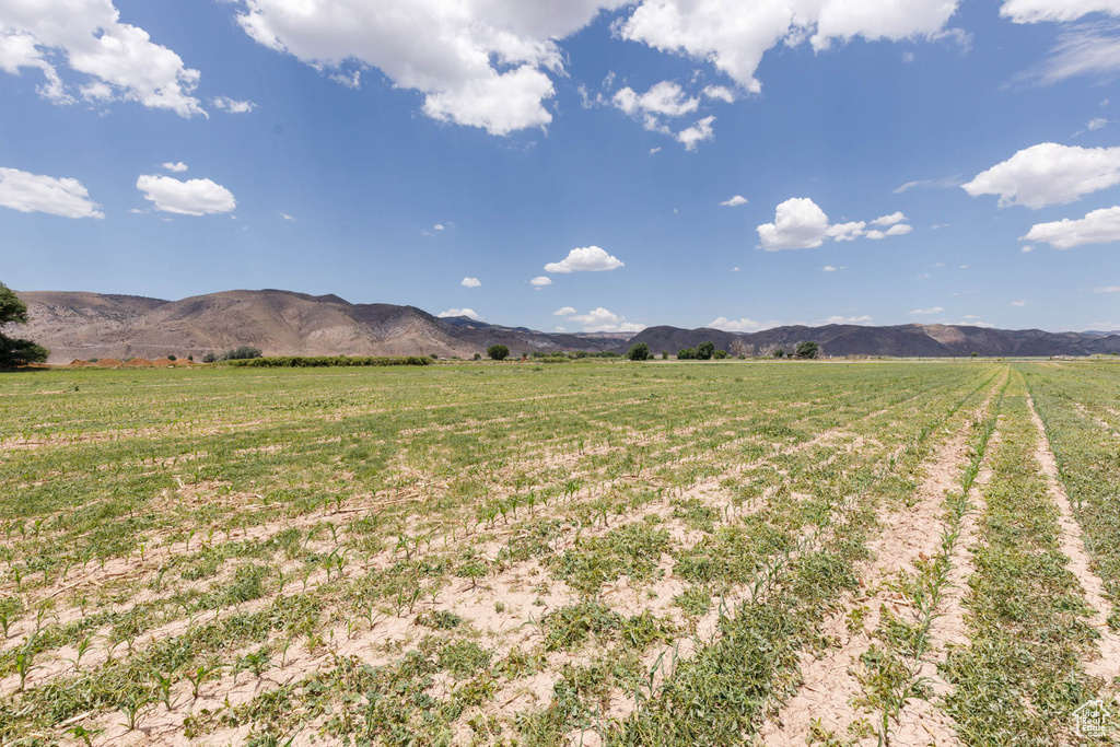 Mountain view featuring rural landscape