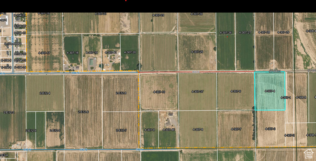 Map / location featuring property parcel outlined