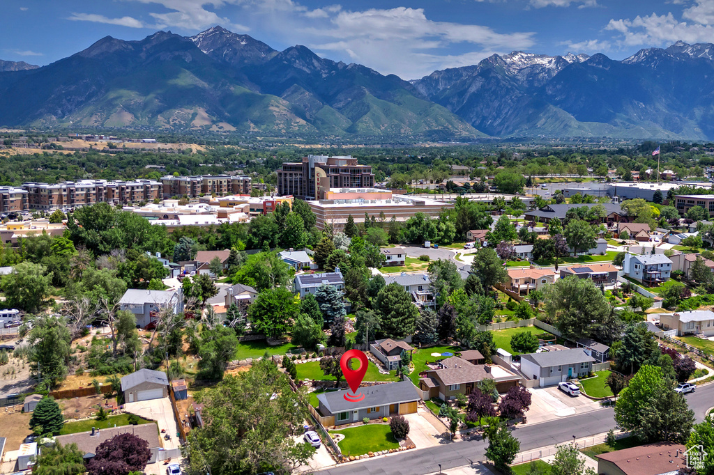 Bird's eye view of mountains