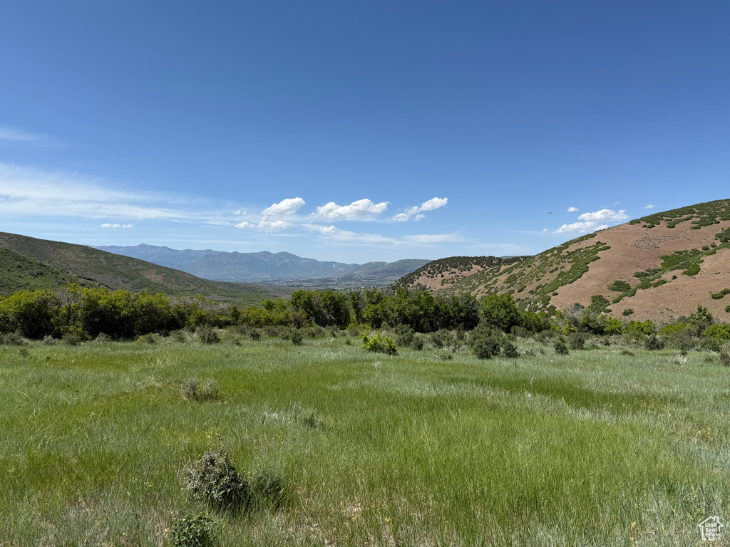 View of mountain backdrop