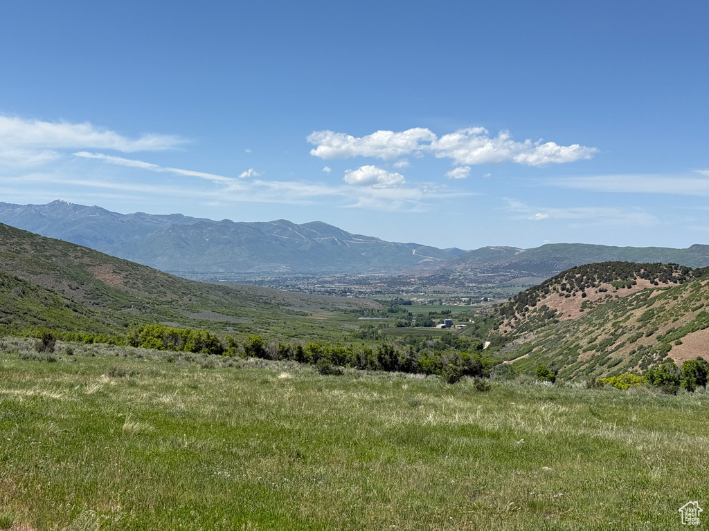 View of mountain backdrop