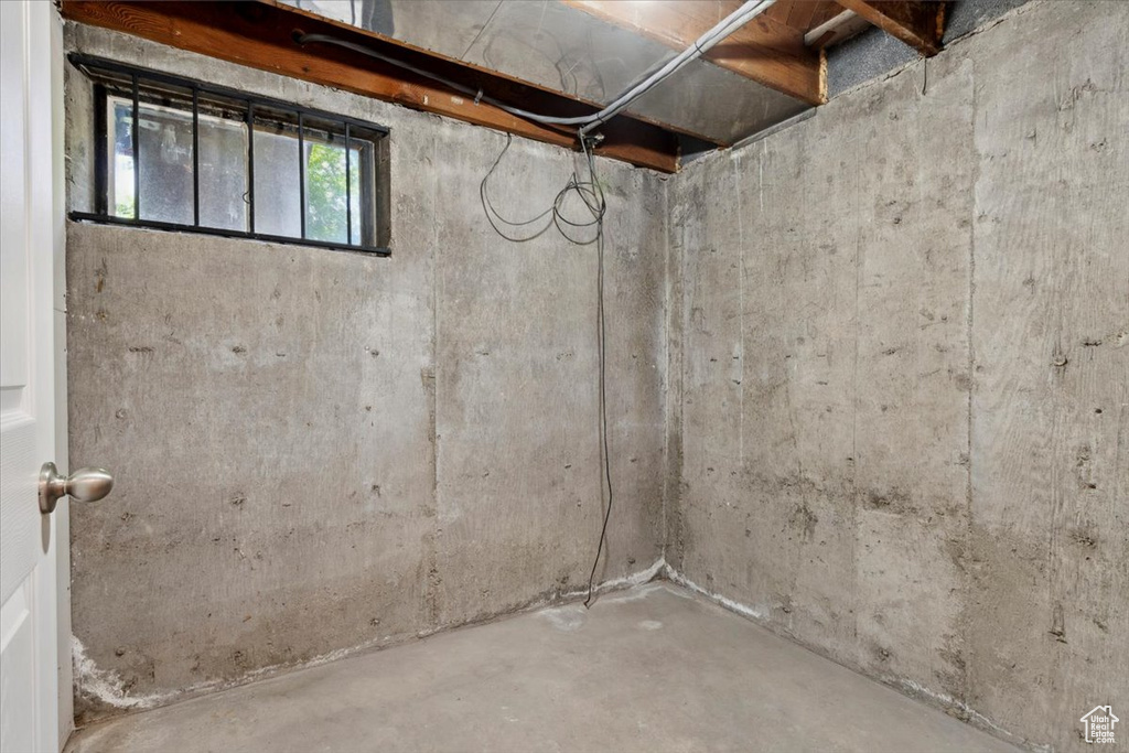 View of basement