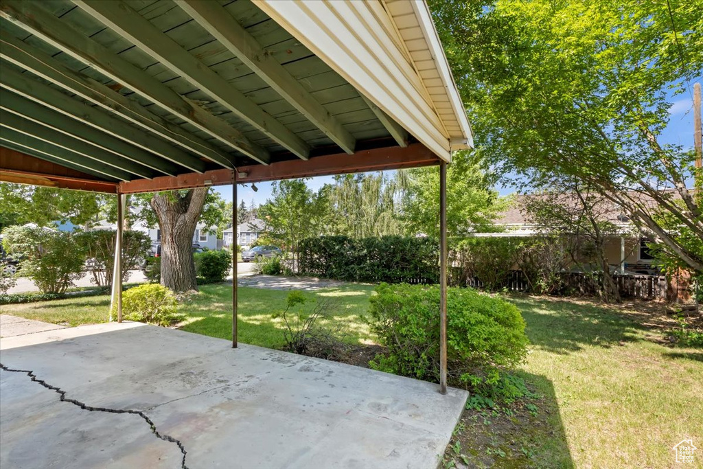 View of patio