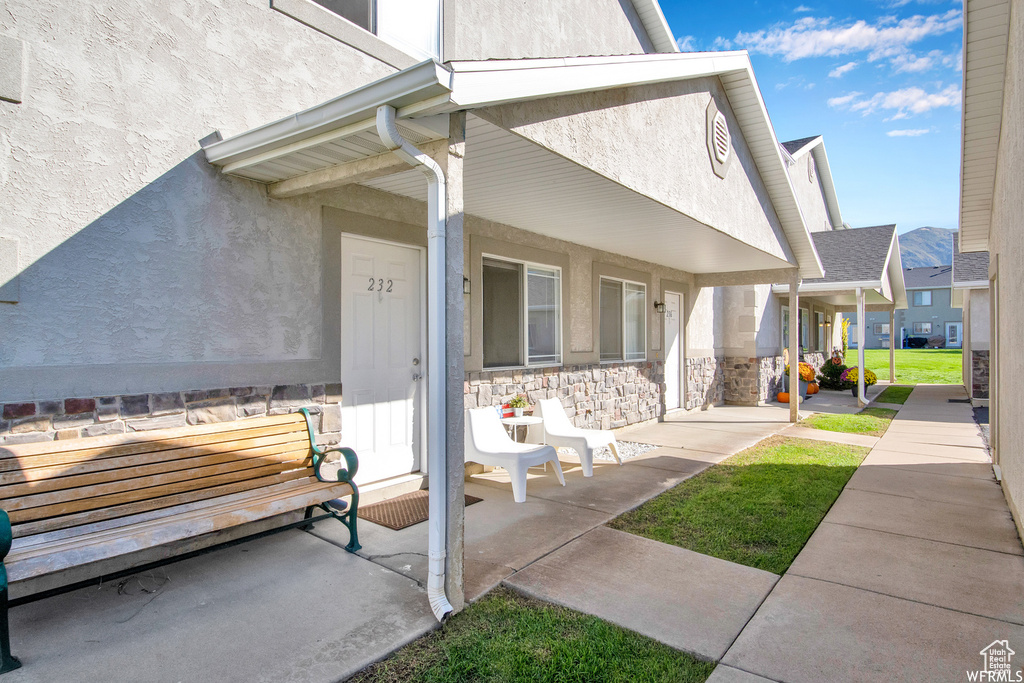 View of porch