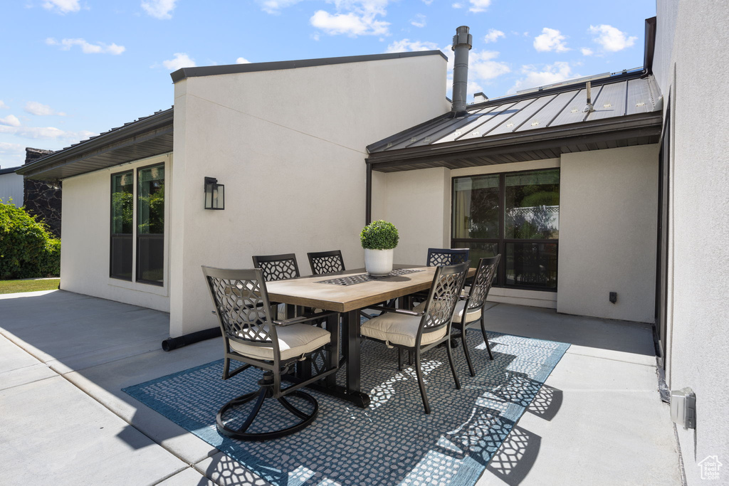 View of patio / terrace featuring outdoor dining area