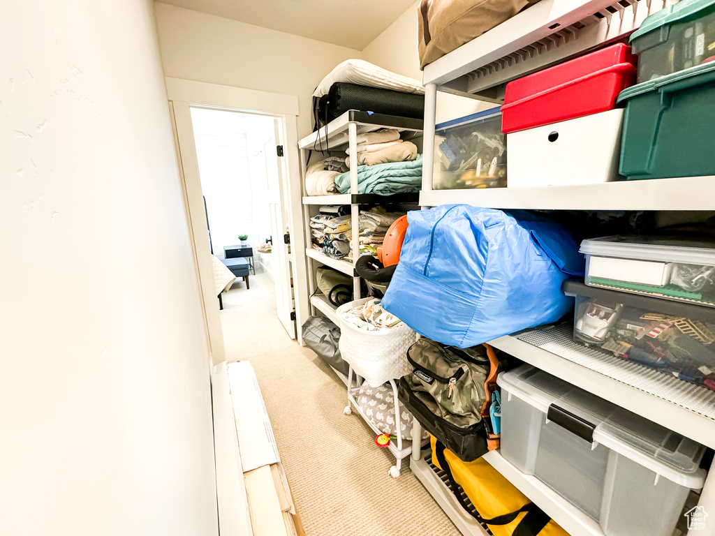 View of storage room
