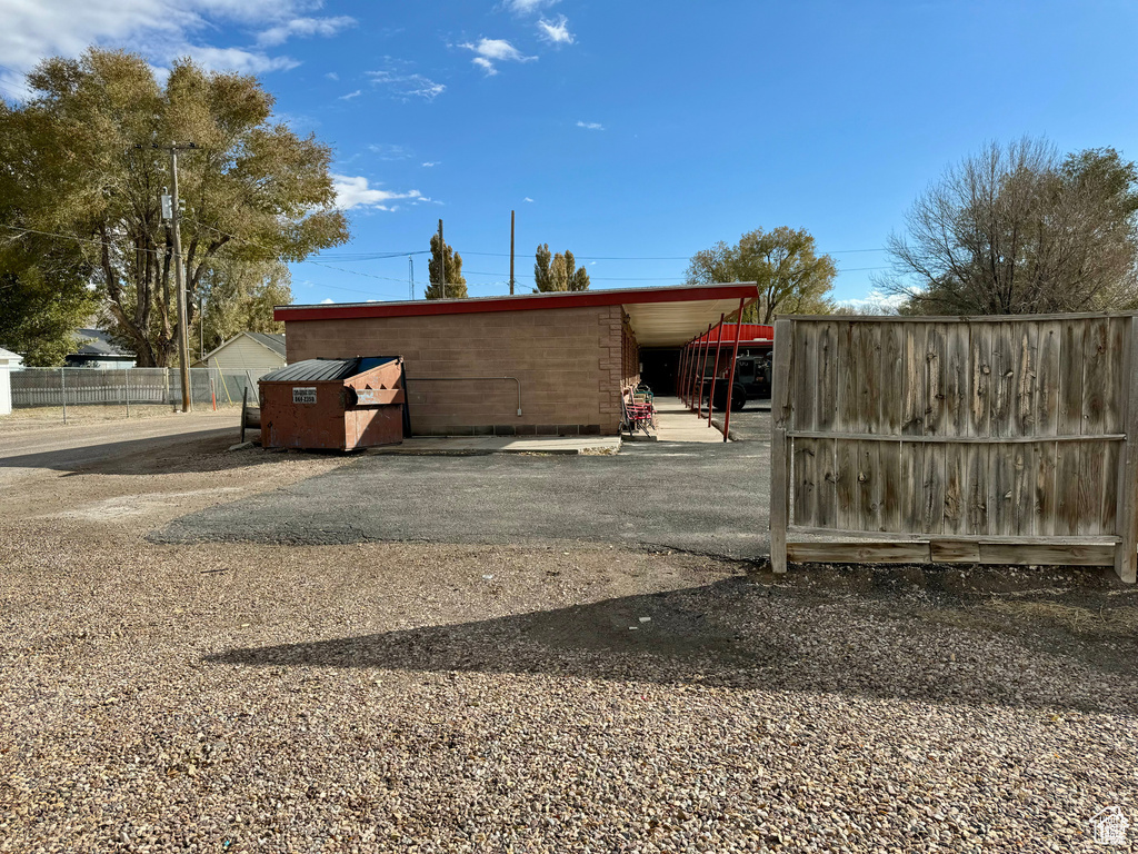 View of side of property