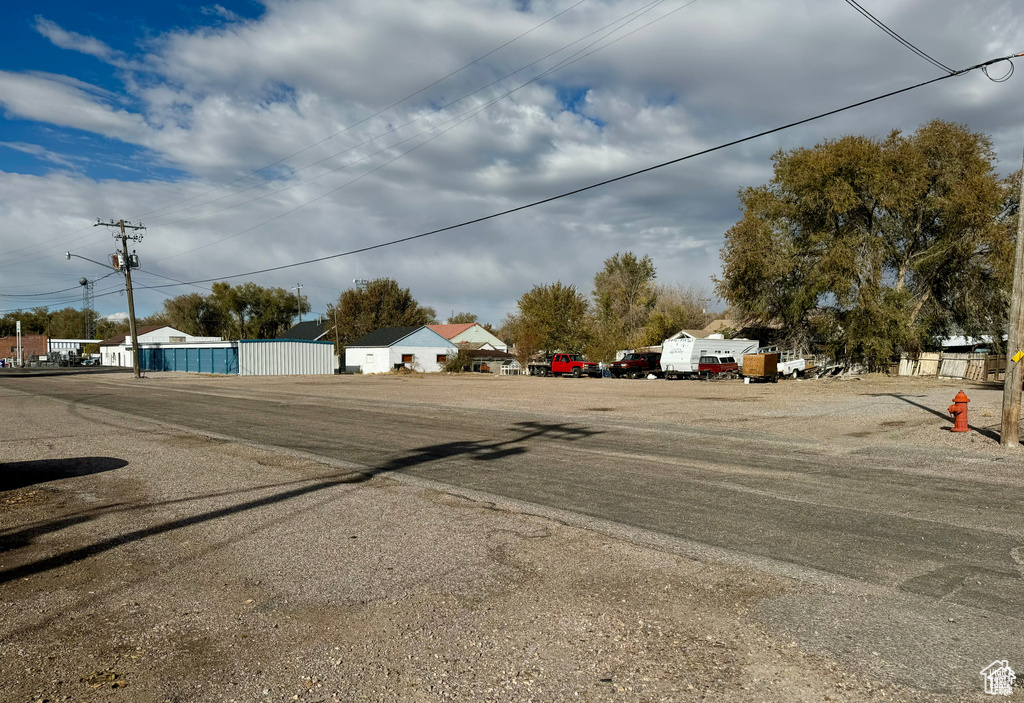 View of asphalt street