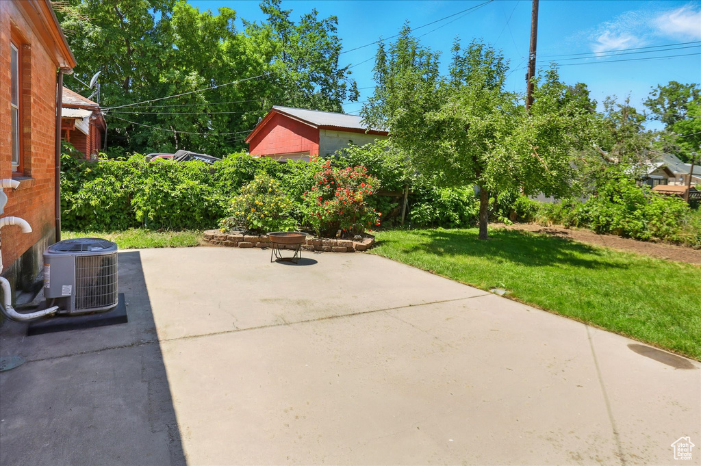 View of patio / terrace with central AC unit