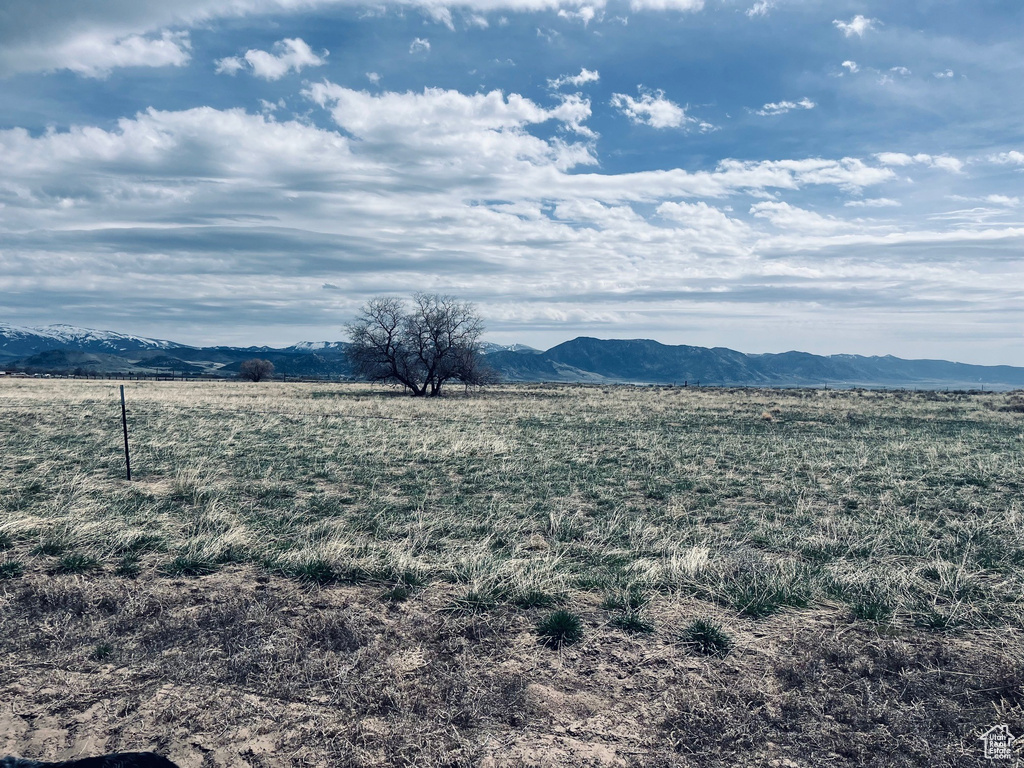 Mountain view featuring rural landscape