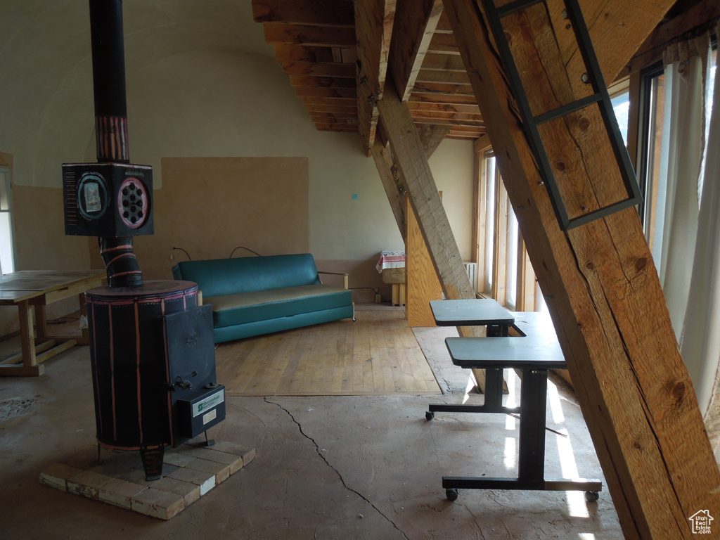 View of attic