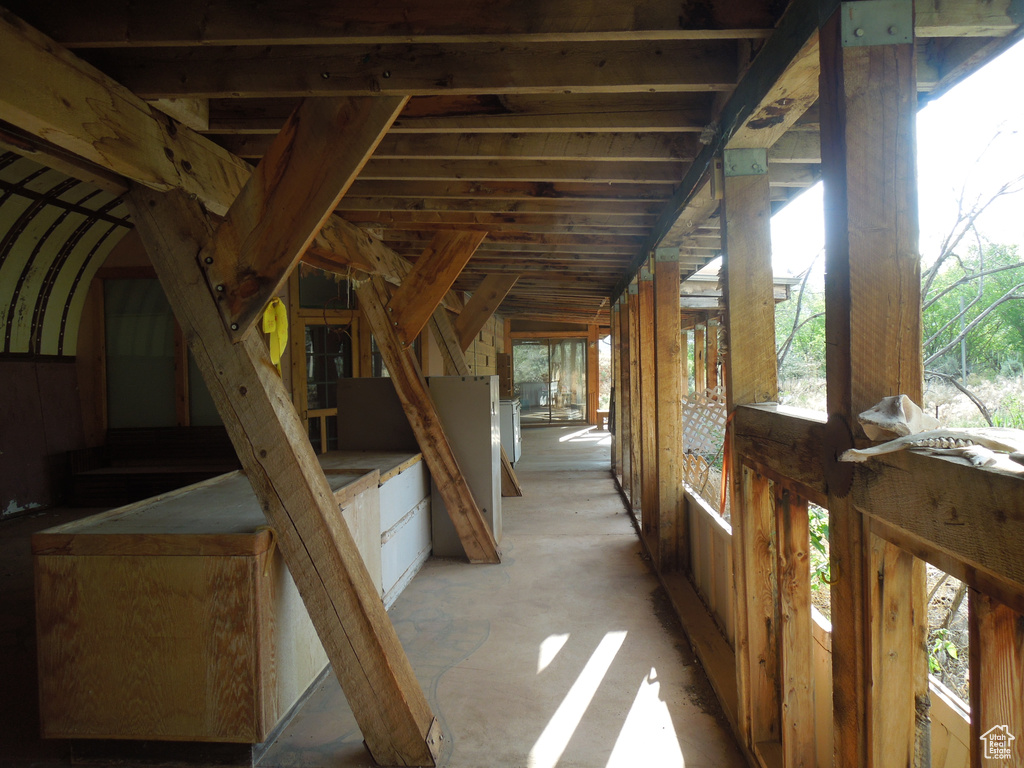 View of attic