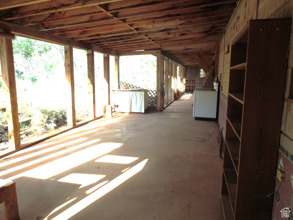 View of patio
