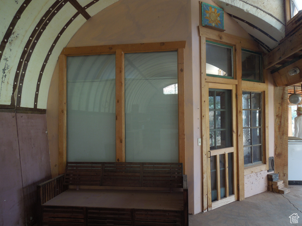 Doorway to property