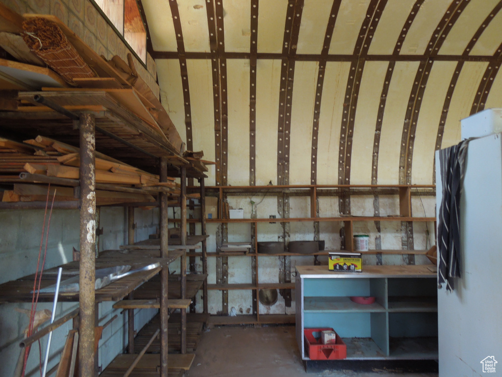 View of storage room