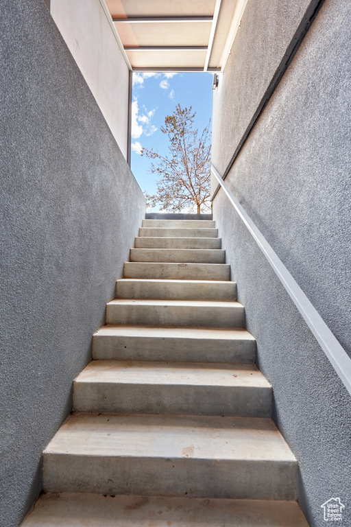 View of stairway