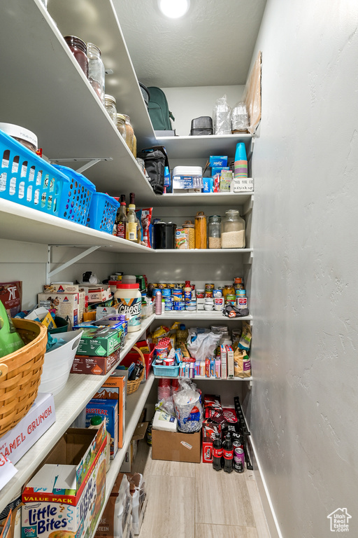 View of storage area