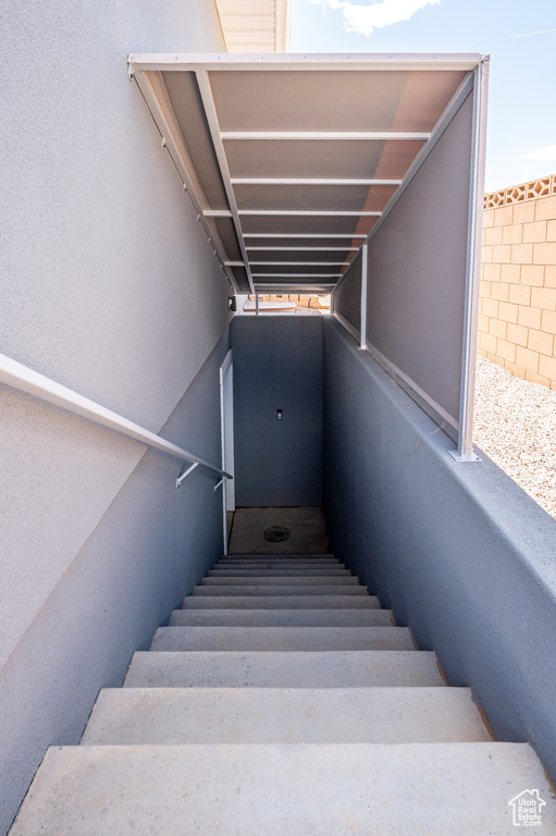 View of staircase