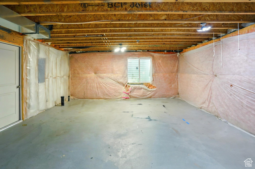 View of basement