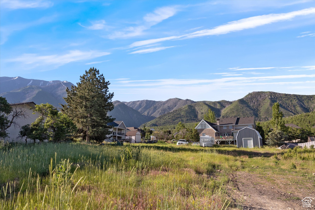 View of mountain backdrop