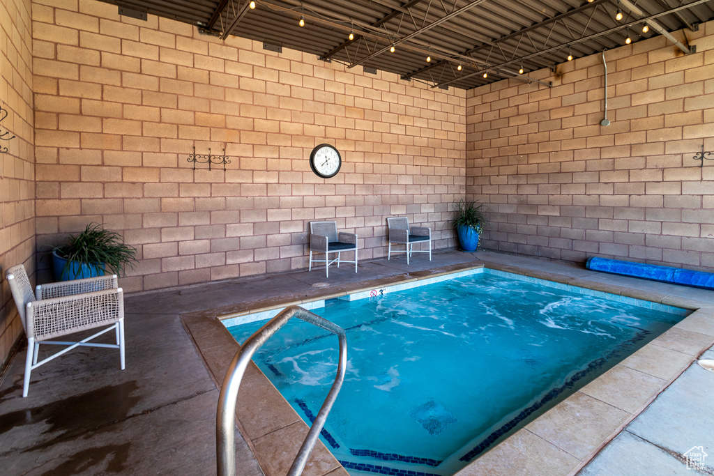 View of indoor pool