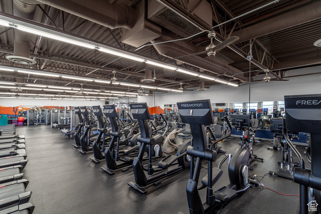 View of exercise room